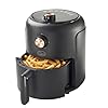 Quest 2.3L Small Air Fryer / 1-2 People/Manual Dial Controls/Non-Stick Detachable Food Basket / 60 Minute Timer/Cool Touch/Auto-Shut Off & Overheat Protection / 1000W / 33870
