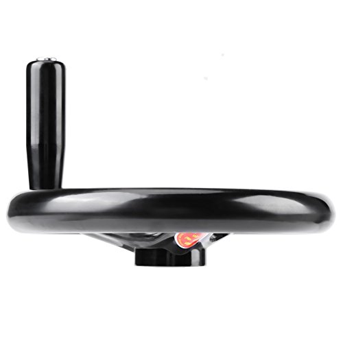 Hilitand Plastic Hand Wheel Black 3-Spoke With Revolving Handle For Milling Machine #TOP4