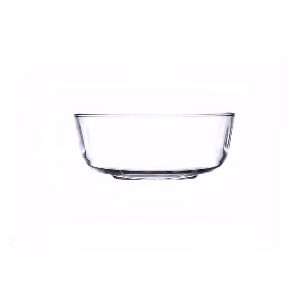 EQUALIZE Suppenschüssel Mikrowellenofen-spezifische transparente Glasschale Haushalt Obst Salatschüssel Hitzebeständige Große Suppenschüssel Instant Nudelschüssel Küche Mehrzweck-Suppenschüssel (Größe