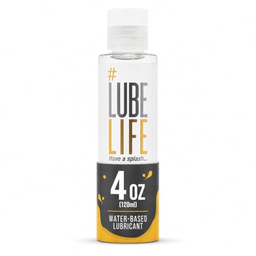 LubeLife Water-Based Lube – Personal Lubricant for Men, Women & Couples, Travel Size,...