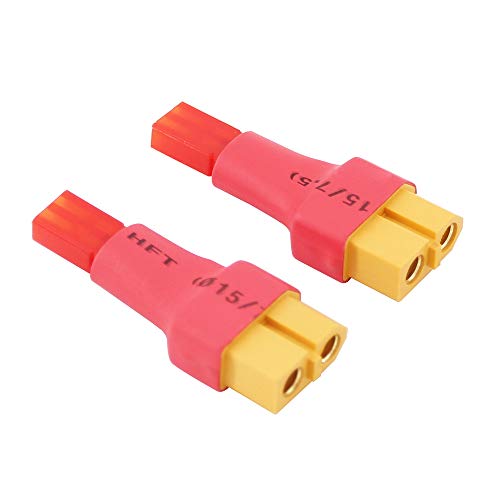 3pcs Adaptador inalámbrico XT60 hembra a JST miniatura 3