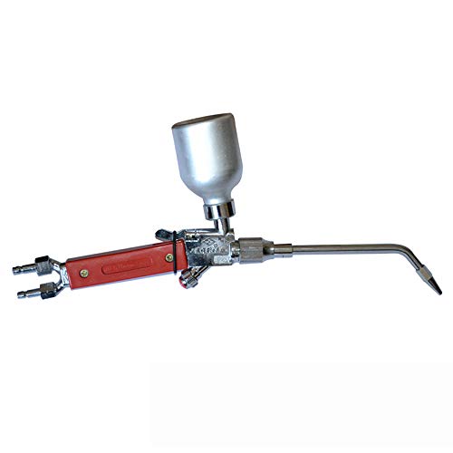 LeTkingok Metal Powder Spray Welding Torch Oxygen Acetylene Flame Welding Gun 430mm (QH-1/h)