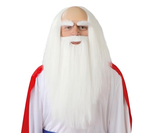 PELUCA Y BARBA DRUIDA EN CAJA