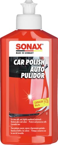 SONAX Auto pulidor (250 ml) para pinturas nuevas, opacas y ligeramente gastadas | N.° 03001000-544