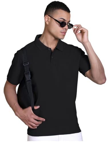 Image of FYLTR Men's Solid Polo | Regular Fit | Casual Polo Shirts for Men