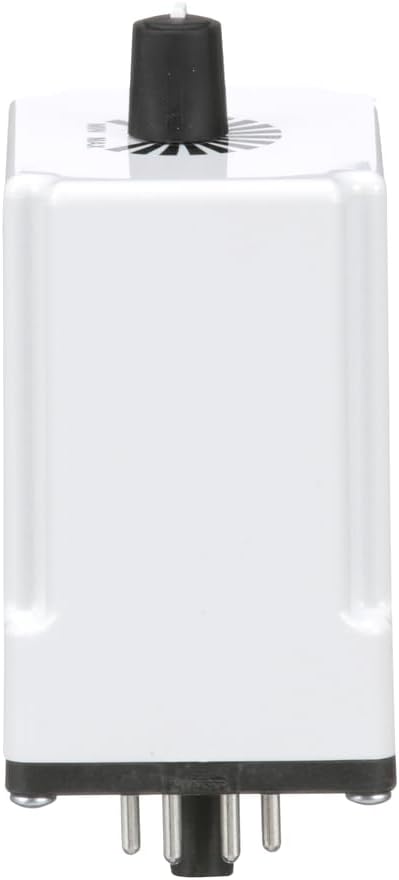 Schneider Electric Square D Timer Relay, Type JCK, Plug in, On Delay, Adjustable Time, 1.8 to 180 Seconds, 10A, 240 VAC, 120 VAC/110 VDC