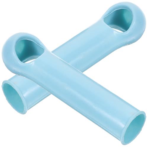EXAOMBLE Mango de Escoba Repuesto 19 Mm Color Azul Claro 2 Unidades para Limpieza del Hogar Compatible Postes y Fregonas Accesorio Práctico y Duradero para Mantenimiento Doméstico