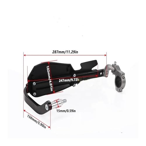 Arceau de protection levier embrayage et frein moto haute résistance - 4