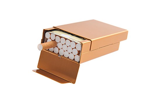 Quantum Abacus Cigarette Case made of aluminium and plastic, holds 20 cigarettes/a complete packet (soft pack), Mod. 427-04 (US)