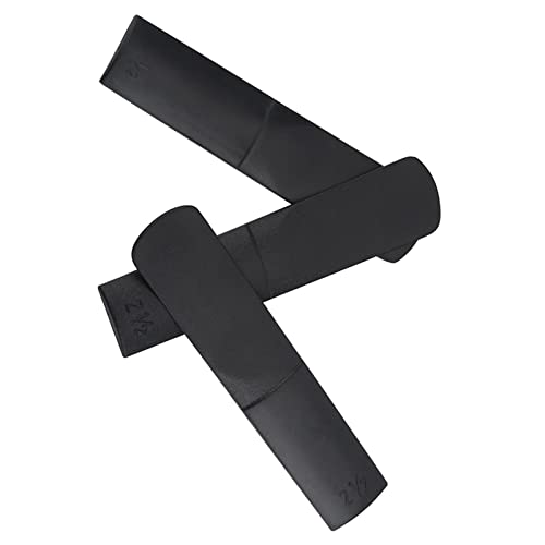 POCREATION Plastic Alto Saxophone Reeds, 3pcs Plastic Alto Saxophone Mouthpiece Reeds 2.5 Parts Repairs Accessory Black - Thumbnail 6