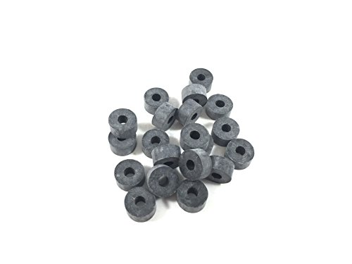 Gun Guy Gear Holster Spacers - Leathercraft & Kydex Chicago Screw - Rubber Washers (20 Qty) (3/8")