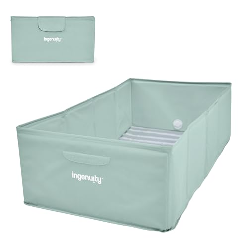 Ingenuity Tuckaway Toddler Folding Tub, Converts...