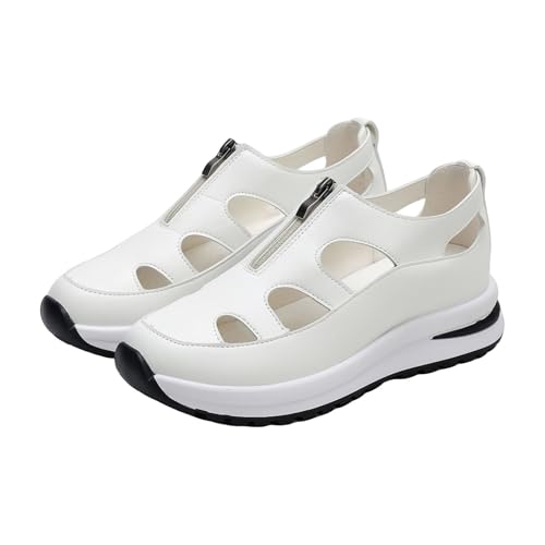HOOUDO Sandalias Mujer Comodas Anchos Zapatillas Barefoot Transpirables Senderismo Antideslizantes Zapatillas Casa Barefoot Ajustable Zapatos Minimalistas Sandalias Deportivas Mujer