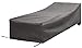 Produktbild ATLANTIS Outdoor | Schutzhülle Abdeckhaube Garten Liegestuhl | Grau | 200 x 75 x 40 cm (LxBxH) | TÜV Rheinland Zertifiziert | Wasserabweisend & Waterproof (für Garten) | Gartenmöbel Abdeckung