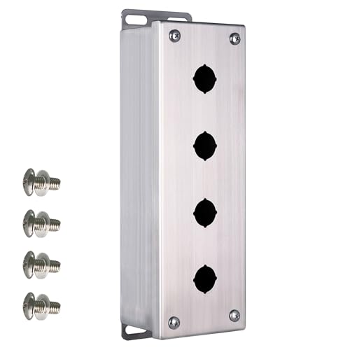 MJBOX 304 Stainless Steel 11x4x3 Push Button Box