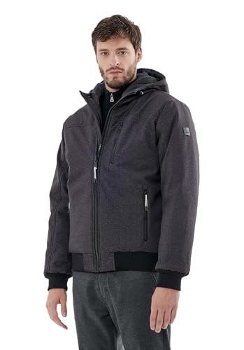 Kaporal, Veste Pour Homme, Modèle BAYO, Taille S, Couleur Black melanged