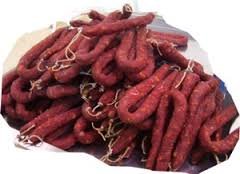 SALSICCIA LUCANA PICCANTE Kg 5 la Confezione da 15/18 Pz. Gr.300