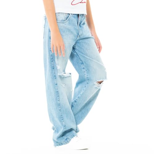 Basic Bootcut Jeans for Girls High Rise Straight Jean - Teen Jeans for Casual Occasions for Girls Size for Girls3