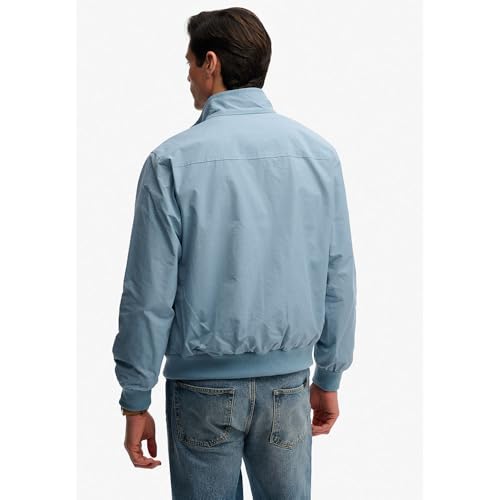 SUPERDRY Classic Harrington Jacket Abrigo, China Blue, XXL Unisex Adulto