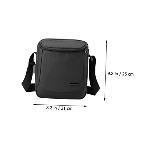 NOLITOY Nylon Shoulder Bag Black Crossbody Bag for Travel Briefcase for Men Outdoor Storage Pouch2