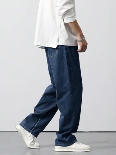 Image of TAGAS Men Relaxed FIT Denim Jeans | Loose Jeans for Men | Mens Baggy Fit Denim Jeans Pant | MDJ-22