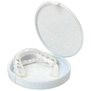 Herbests 1 paar cosmetische tanden, kunsttanden, tijdelijke glimlach boven en onder valse tanden, snelle tandfineer…