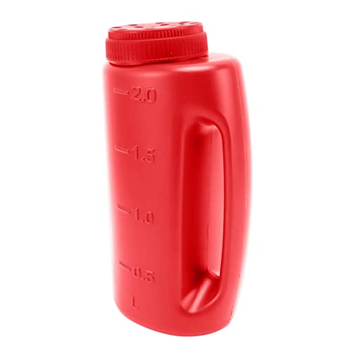 Esparcidor manual para jardín y césped, plástico ABS rojo miniatura 3