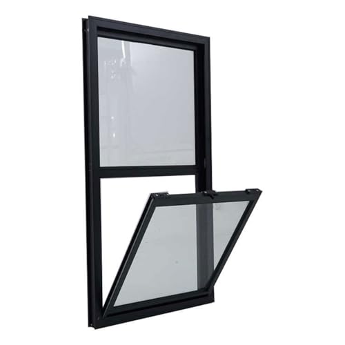 Schuppenfenster, Horizontale Schiebefenster Mit Gehärtetem Glas, Mit Griff aus Aluminium, Haushalts Fenster, Unterputzmontage, Dreh-/ Kippfenster Aus Echtglas(26'x35'/66x89cm)