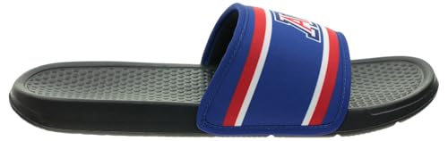 Image of FOCO NCAA Printed Team Logo and Color Stripes Comfortable Slide Sandals