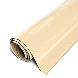 Siser EasyWeed Heat Transfer Vinyl 15" x 5ft Roll (Cream) Compatible with Siser Romeo/Juliet & Other