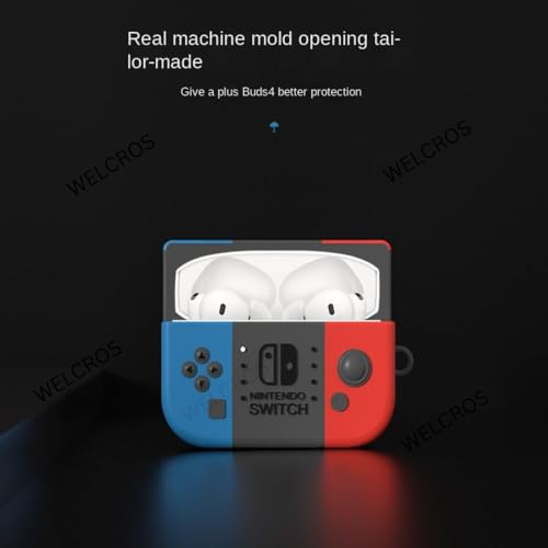 Image of WELCROS Soft Silicone Protective Case Cover for OnePlus Buds 4 (Game Console)