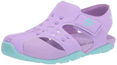 Skechers Girl's Side Wave-Heart Bliss Sandal Sneaker
