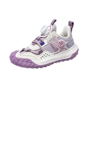 DZBAJRQM Kid's Rotating Duckle Casual Fashionable Basketball Shoes, Lightweight Wide Edition Walking Shoes, Team Sports Shoes, Street Basketball Shoes, Jogging Shoes, Durable Hiking Shoes Purple