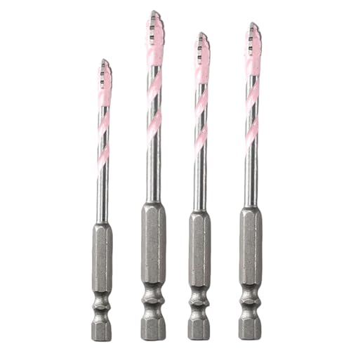Brocas Hormigón Para Taladro, 4 mechas eccéntricas dentadas - Fresas templadas de 4 pernos para baldosas de metal acero albañilería cerámica porcelana madera vidrio hormigón