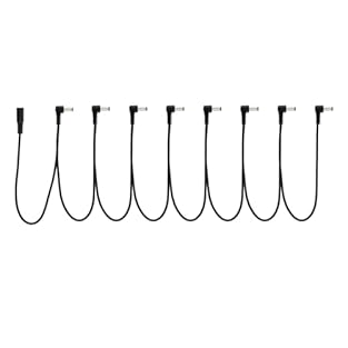 QUALITY PRODUCT - 8 Way Guitar Pedal Right Angle 5.5 x 2.1mm Daisy Chain Power Splitter 9V Cable GENUINE KENABLE - Authentic kenable branded product with EAN barcode KEY FEATURE - 8-Way Guitar Pedal Daisy Chain Power Splitter Cable Right Angle 5 TRUS...