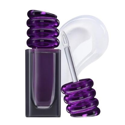Clear Lip Sealer & Gloss Top Coat, Long-Lasting Lipstick Setting Gloss with Cooling Metal Applicator, Plumping Lip Hydrator, Non-Sticky Dewy Finish Lip Gloss for Women