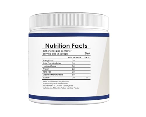 Image of Muscle Asylum Creatine Monohydrate Red Bison Flavour | 3000mg Creatine Per Serving | Pre Workout Supplement for Strength, Energy, Endurance & Muscle Recovery | Micronized Creatine Powder | 62 Servings | 250g