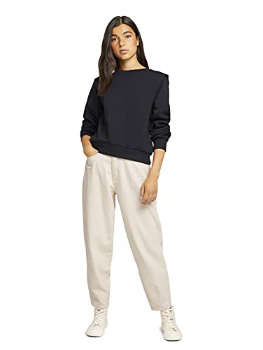 TOM TAILOR Denim le signore Felpa con dettagli