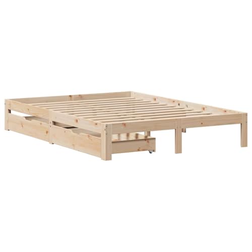 vidaXL Estructura de Cama con Cajones 160x200 cm