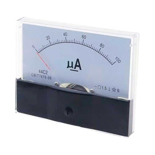 Cadran ampèremètre de tension jauge de courant analogique DC 500UA