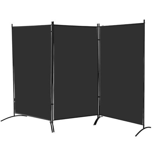 La Mejor Recopilación de Biombos que puedes comprar esta semana. 40 Carivia Divisor de habitación de 3 Paneles 260cm x 182cm, Biombo de 6 pies de Alto, Separador portátil para Separar Habitaciones, Biombo Independiente para Oficina y Hogar 102«...