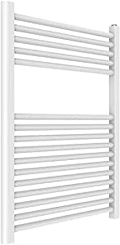 Radiador toallero ERCOS Radiador toallero de baño Dimensiones 600X770 MM Radiador de baño cromado, conexiones de 1/2' Suministrado con kit de montaje