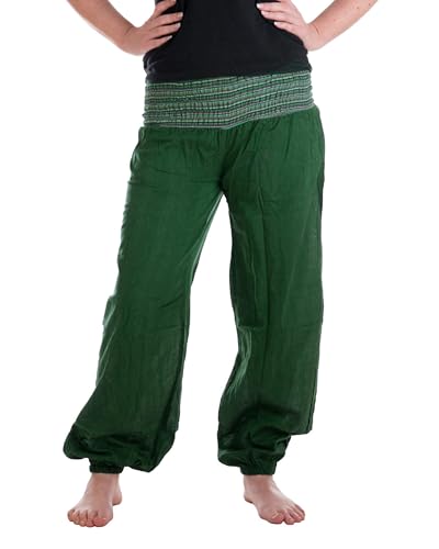Vishes - Alternative Bekleidung - Sommer Chino Haremshose aus Baumwolle mit...