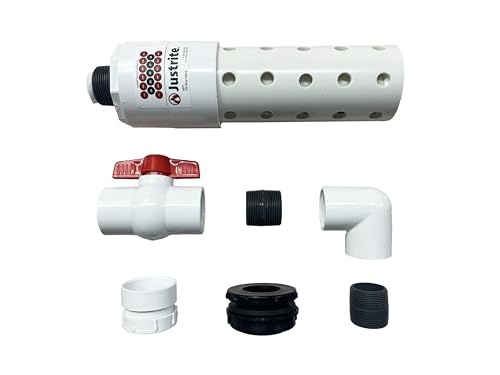 Image of Justrite HFF Berm Drain Kit, Eco-Friendly Berm Drainage, Filters Hydrocarbons, Compatible with Flexible Spill Containment Berms, Made in USA, 26485