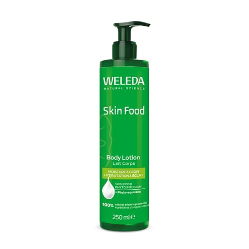 Weleda Skin Food Body Lotion Dry Skin Body Moisturiser with Phyto-Squalan Moisturising Cream For Men & Women Certified Natural Vegan 250ml