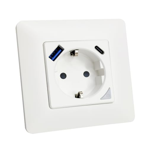 Le migliori prese smart per risparmiare!! LED ATOMANT Presa da Muro Smart WiFi 16A con USB e USB-C,...
