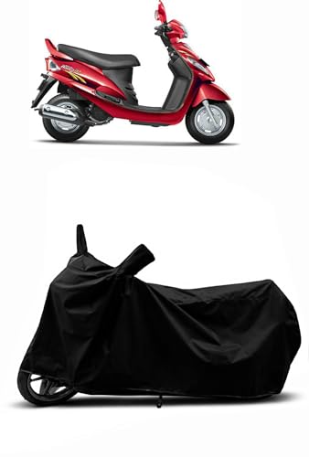 Image of Heavy Duty Waterproof Scooty & Bike Cover for Mahindra Rodeo - UV Resistant, Dustproof & Rain Protection, All-Weather Outdoor Cover for Bikes & Scooty with Buckle Straps