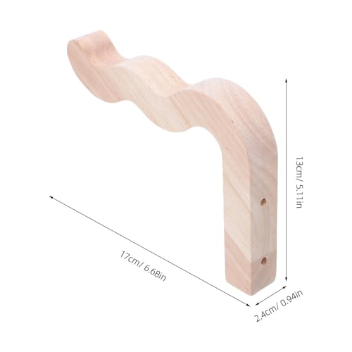 Yardenfun 3個 無垢 木製 植木鉢 フック 花 鉢 パティオ 庭 壁 ハンガー 花 ブラケット ハンガー チャイム 鳥 植物 植物 フラワー