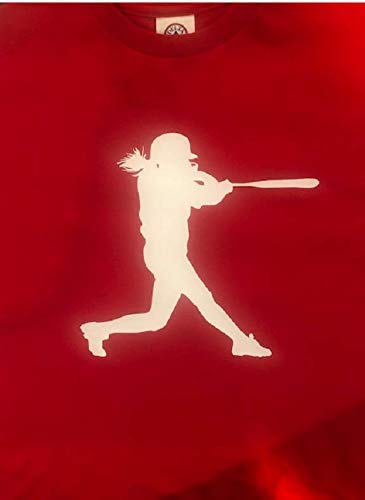 Personalized Girls Toddler youith Softball Shirt Name Number Custom Sports t-Shirt White2