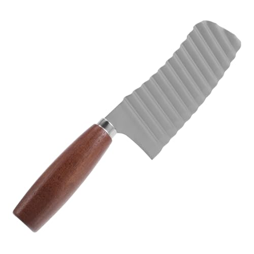ULTECHNOVO Cortador de patatas de acero inoxidable ondulado manual multiusos para verduras, frutas, zanahorias, dispositivo para cortar patatas y crear patatas fritas decorativas